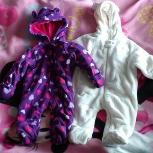 Two Snowsuits size 6-9 months
